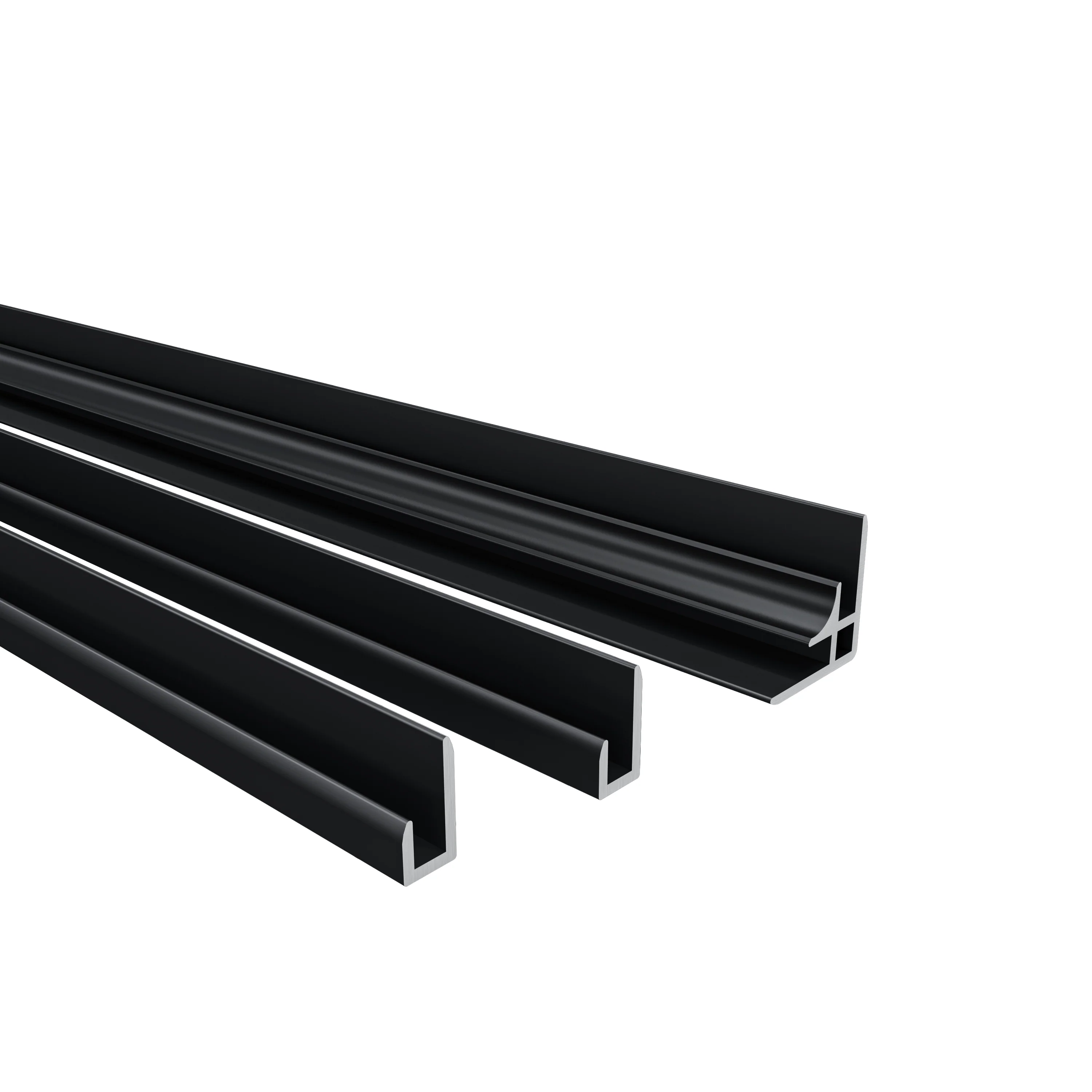 Large Black Aluminum Shower panel Wall Wet Wall Cladding (2pcs) - Image 4