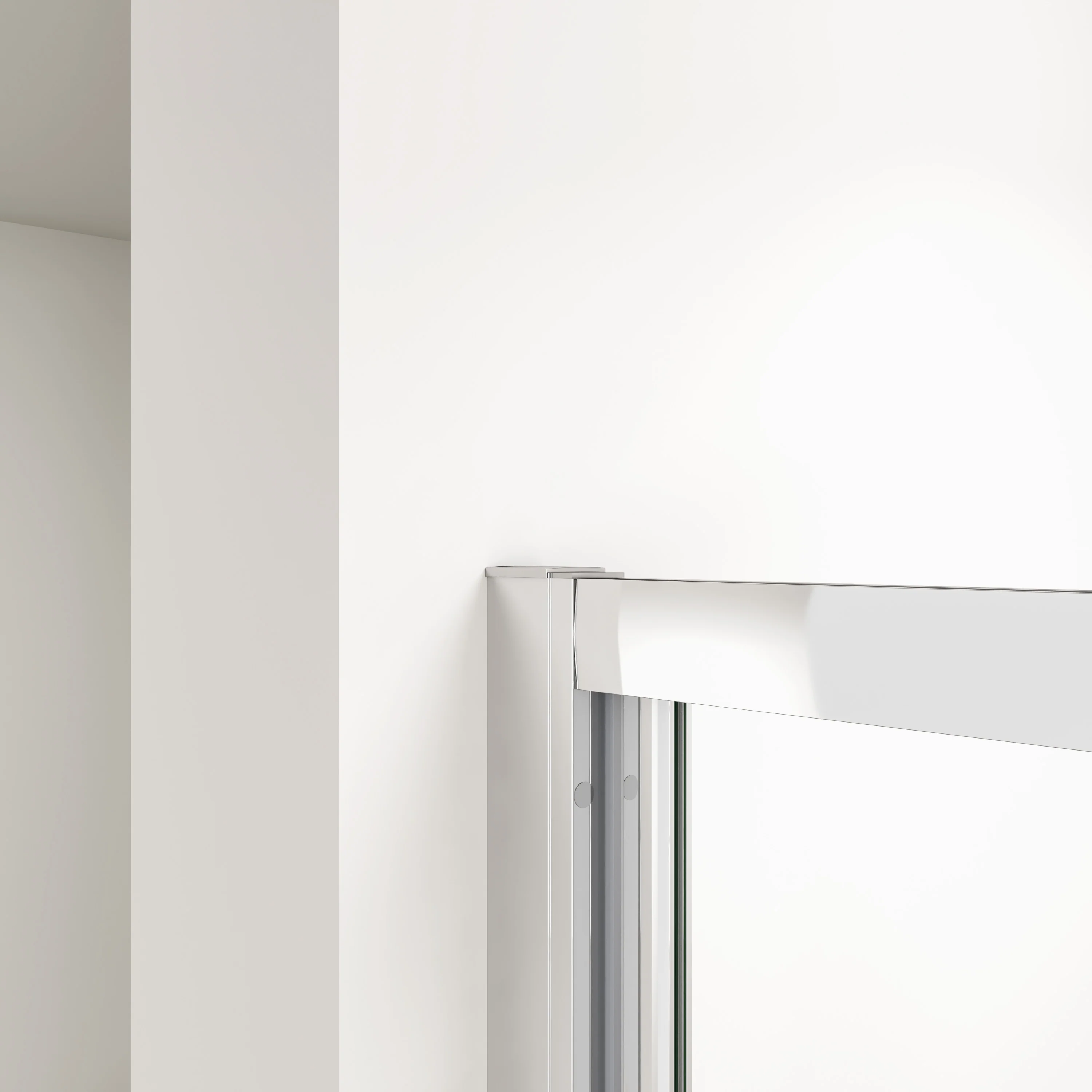 Bathroom Walk in Frame Bi Fold Shower Enclosure Shower Door Screen Safety Glass - Image 4