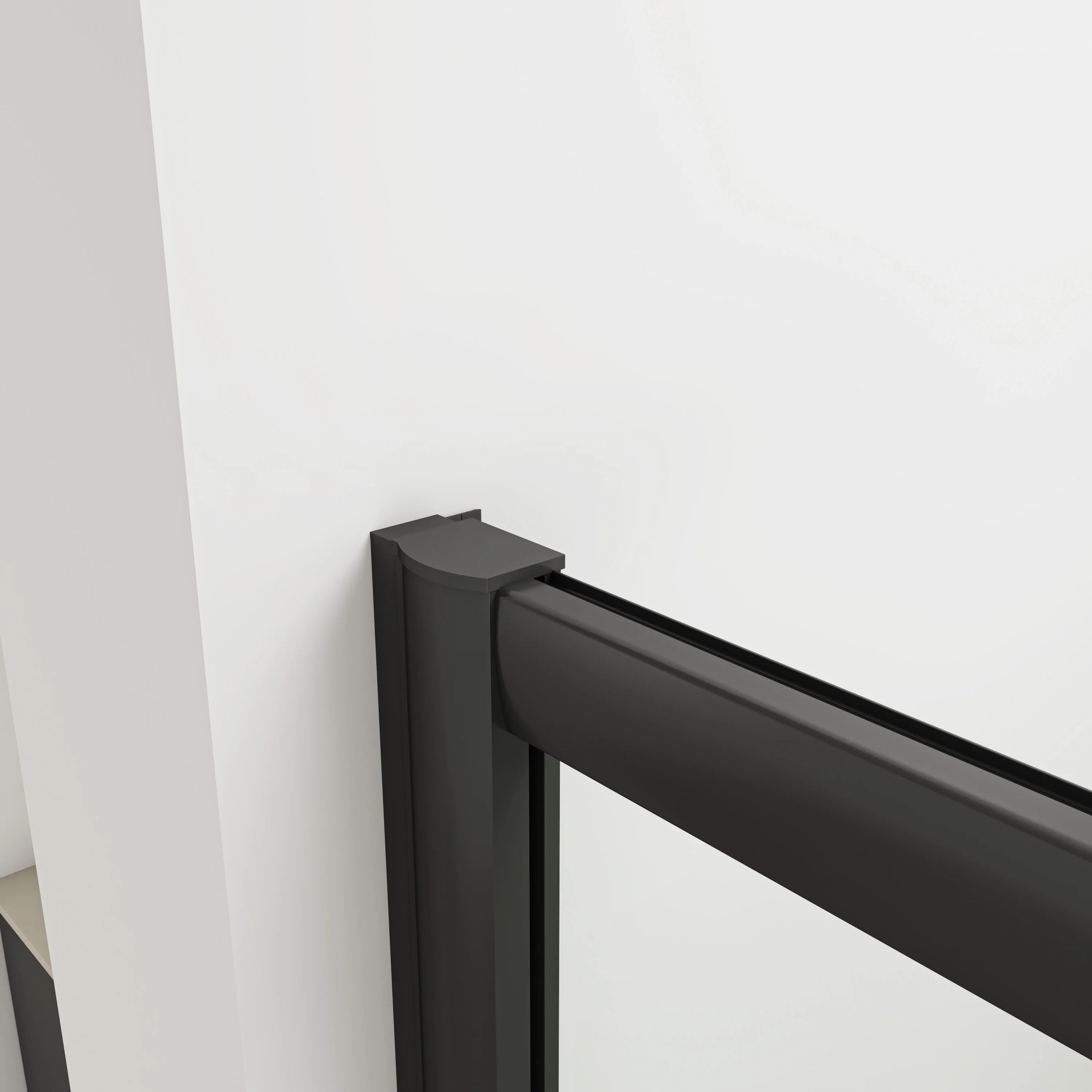 Offset Quadrant Shower Enclosure Corner Cubicle Tempered6mmGlass Screen and Tray - Image 4