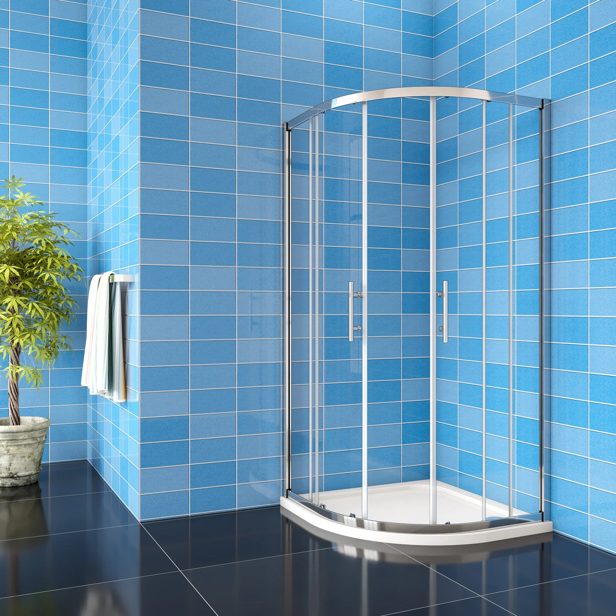 Quadrant Shower Enclosure 6mm NANO Glass - Image 3