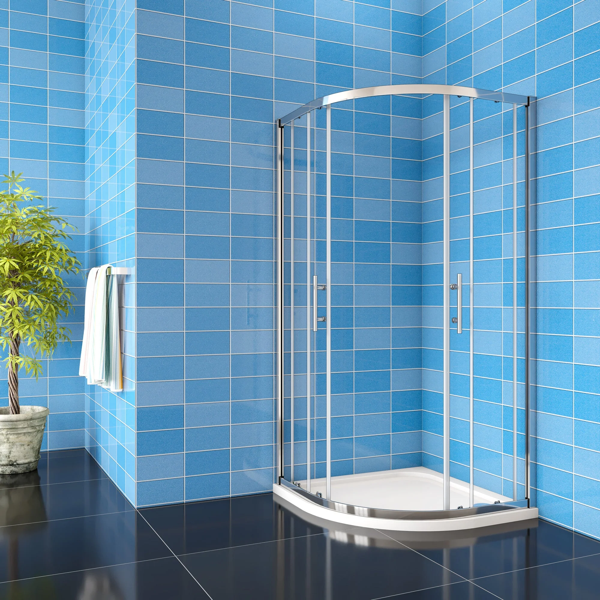 Quadrant Shower Enclosure 6mm NANO Glass - Image 4
