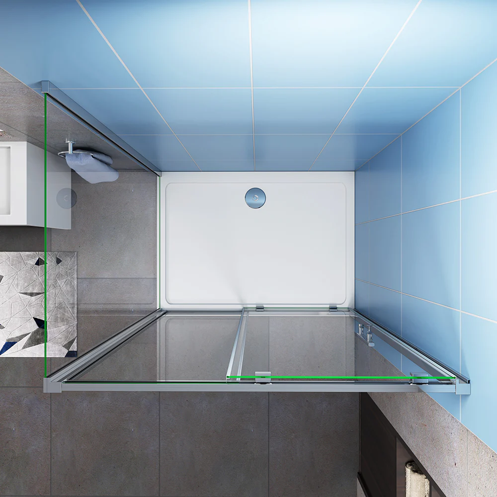 Shower Sliding Enclosure 8mm Glass Screen, Stone tray optional - Image 5
