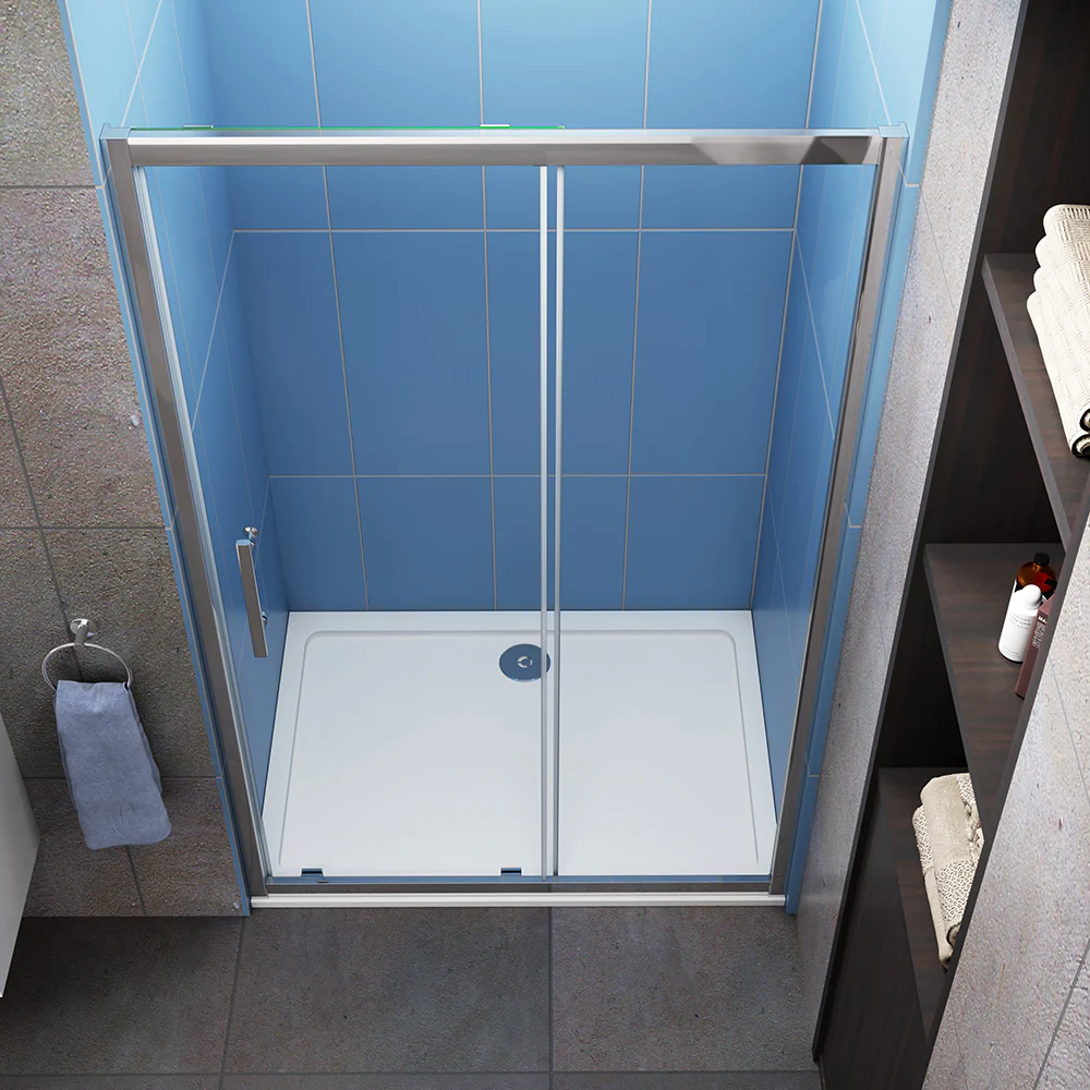 Shower Sliding Enclosure 8mm Glass Screen, Stone tray optional - Image 7