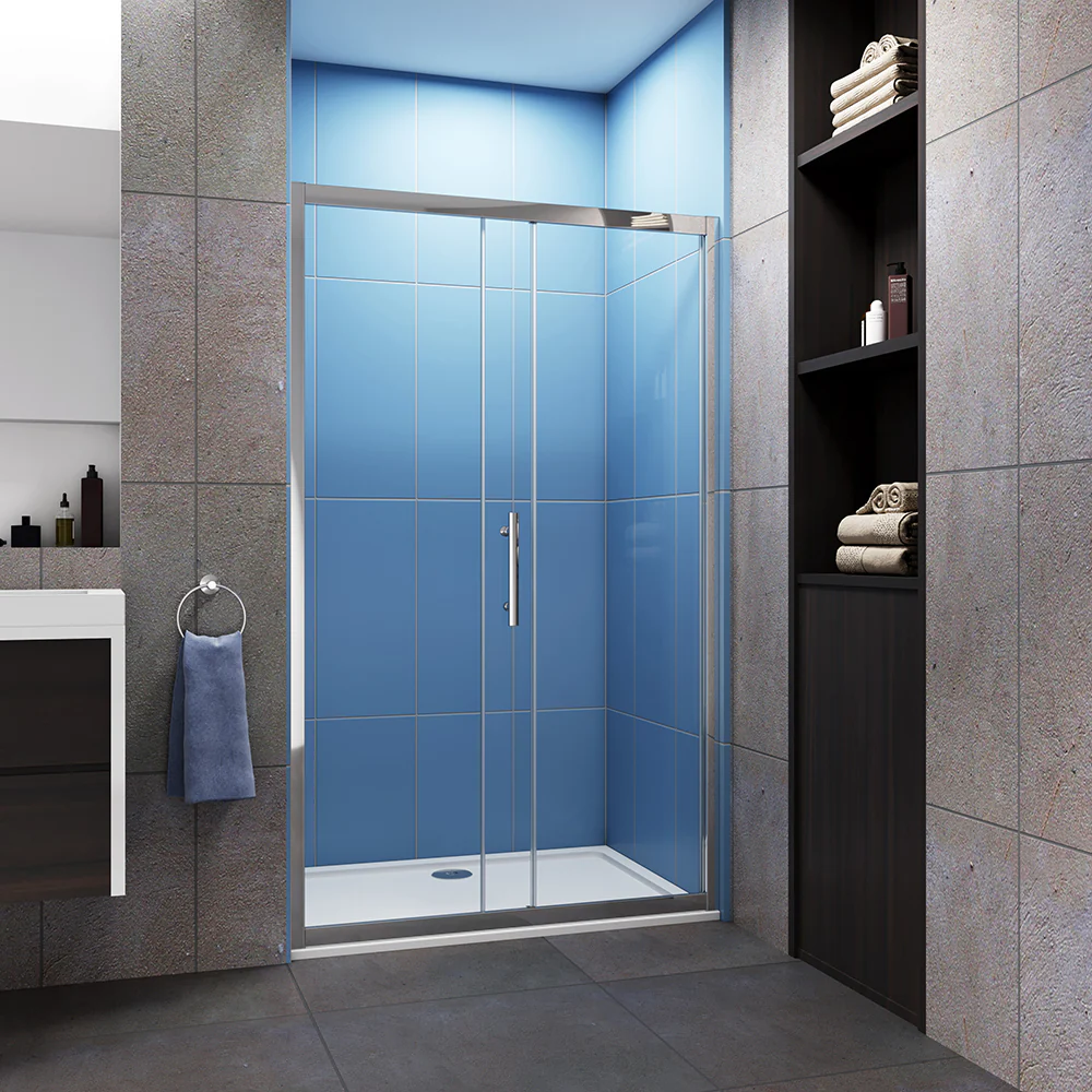 Shower Sliding Enclosure 8mm Glass Screen, Stone tray optional - Image 8