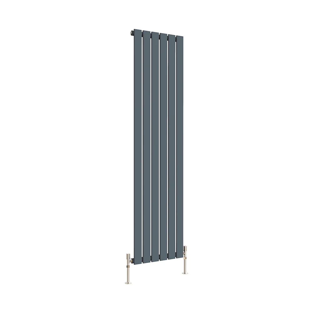 SKY Bathroom Vertical Flat Panel Tall Anthracite & Black & White Radiator Central Heating - Image 29