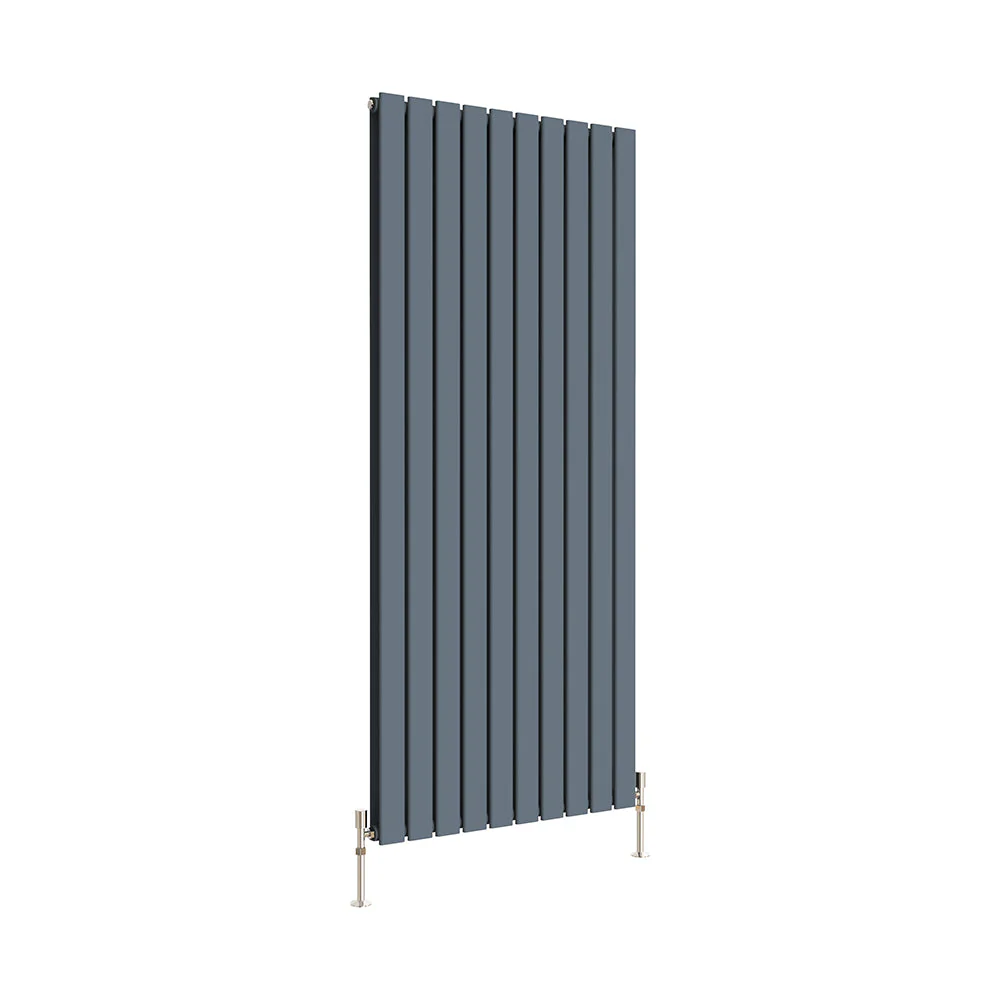 SKY Bathroom Vertical Flat Panel Tall Anthracite & Black & White Radiator Central Heating - Image 71
