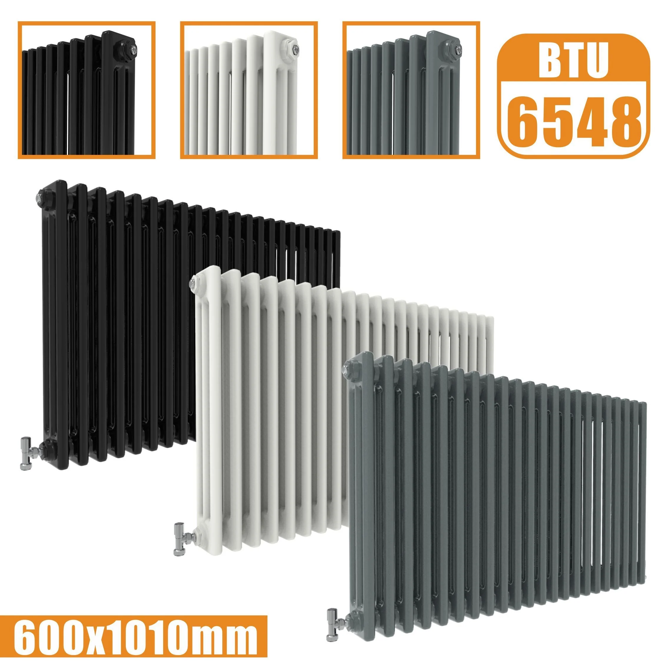 SKY bathroom Cast Iron Style Horizontal Traditional 2&3 Columns Radiator - Image 28