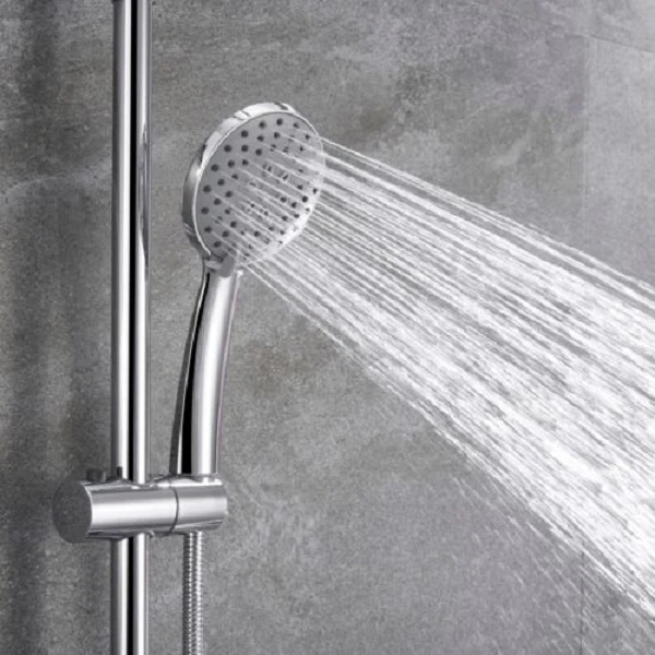 SKY Bathroom Thermostatic Shower Mixer Twin-head Value Shower Set - Image 14