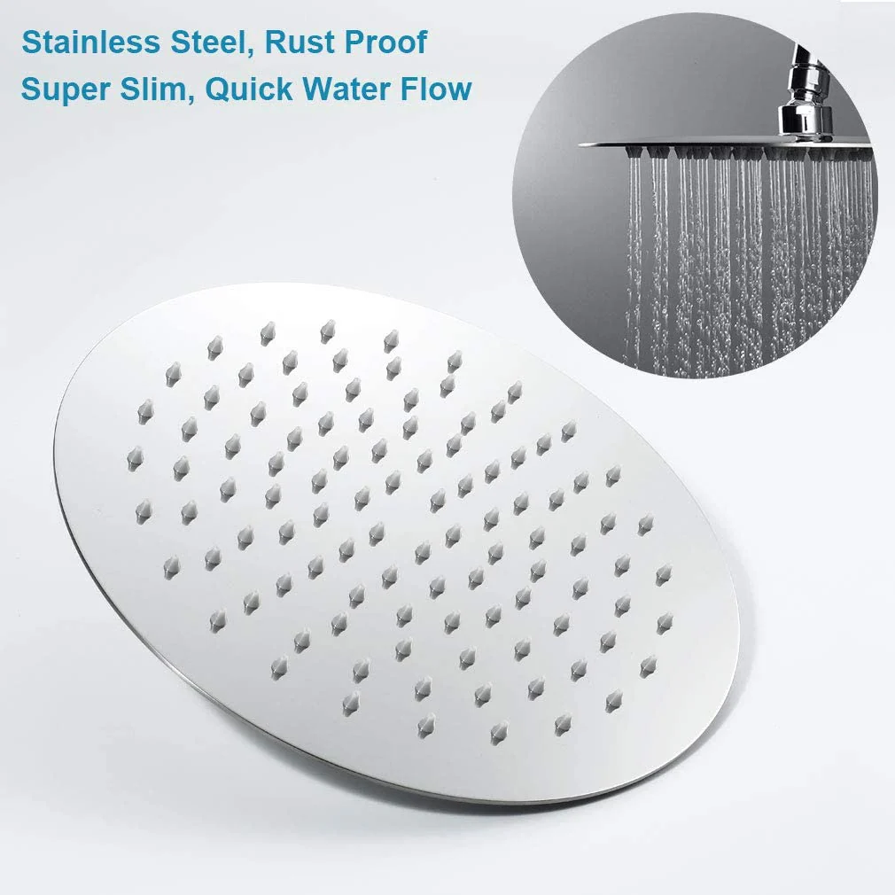 SKY Bathroom Thermostatic Shower Mixer Twin-head Value Shower Set - Image 8