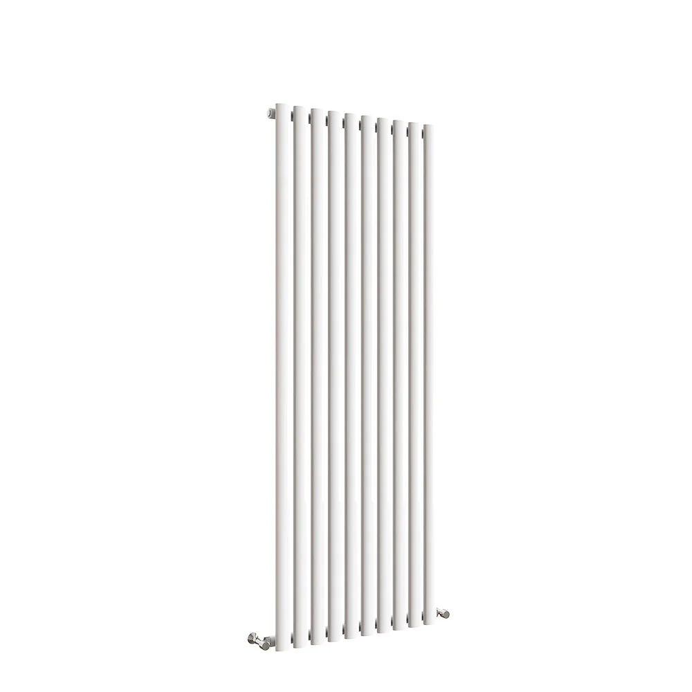 Sky Bathroom White/Anthracite/Black Oval Column Tall Vertical Central Heating Radiator - Image 53