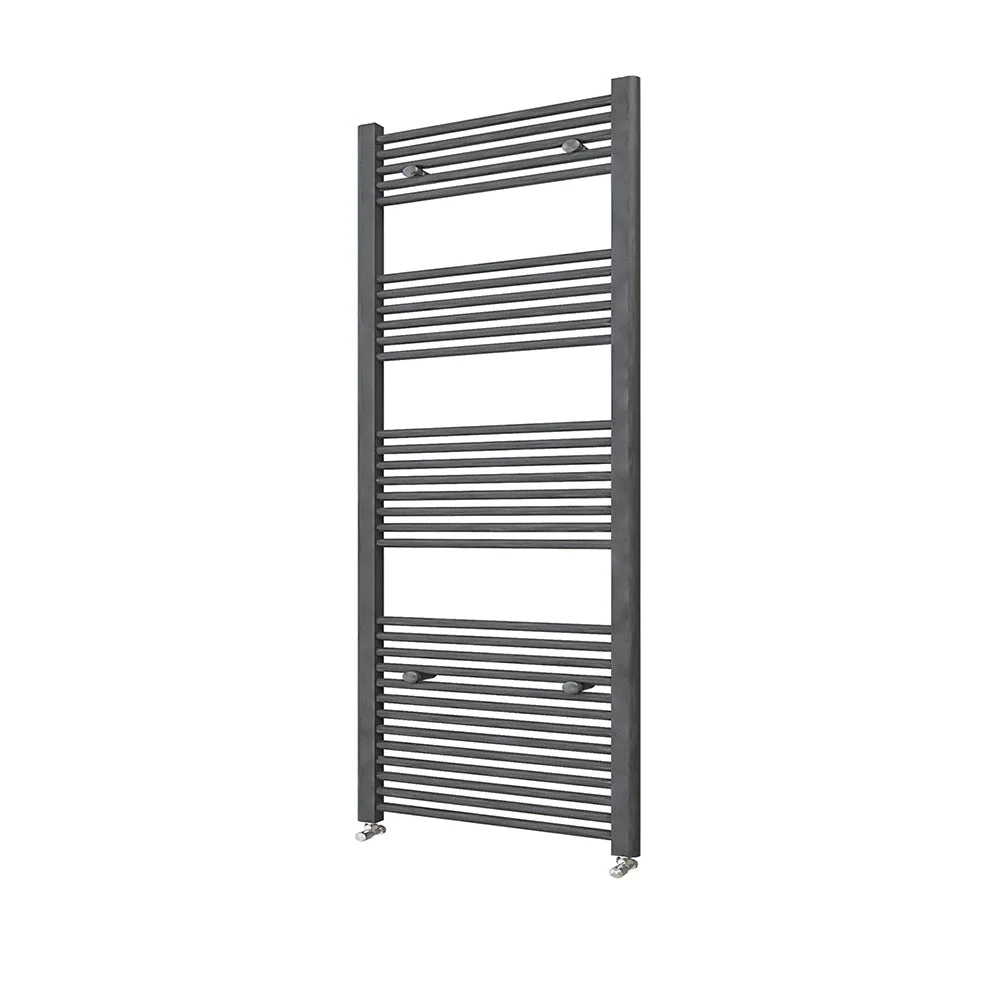 SKY Bathroom Heating Towel Rail Straight Anthracite Ladder Warmer Radiator - Image 26