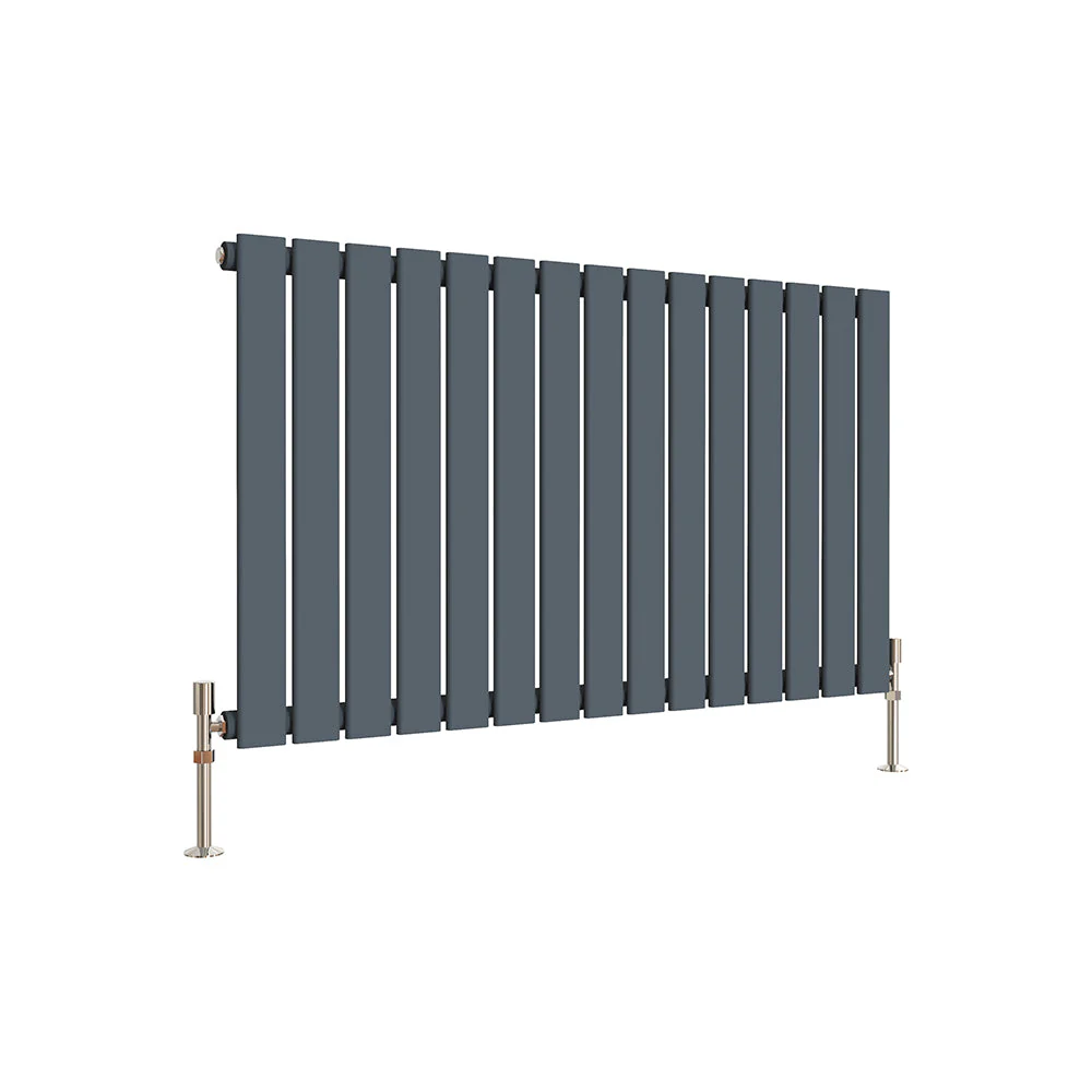 SKY Bath Black & White & Anthracite Horizontal Designer Radiator - Image 42