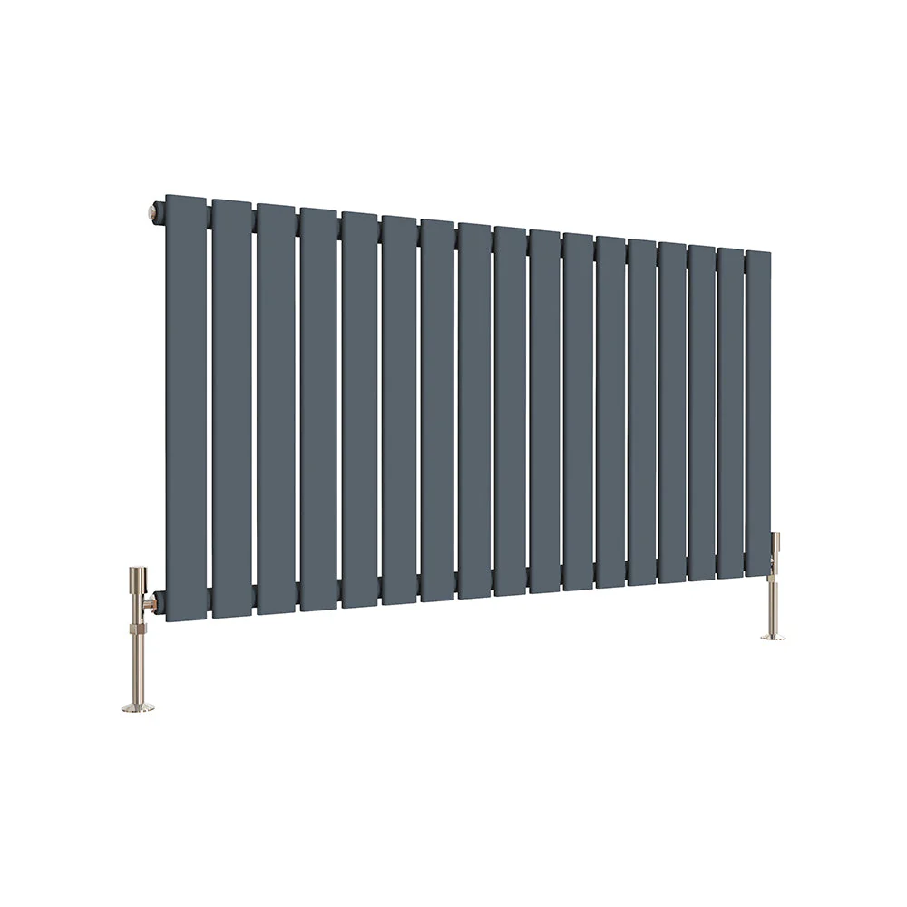SKY Bath Black & White & Anthracite Horizontal Designer Radiator - Image 48