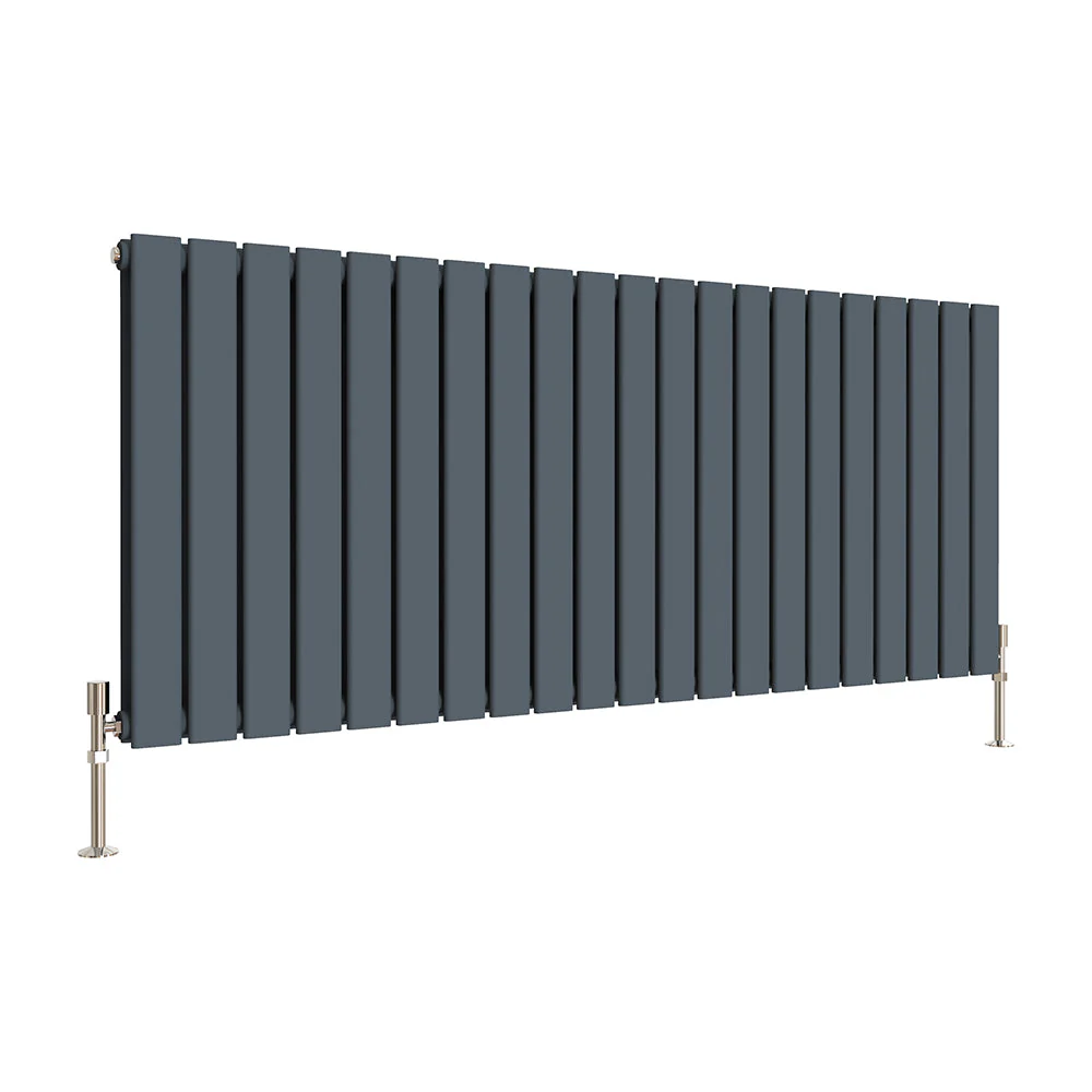 SKY Bath Black & White & Anthracite Horizontal Designer Radiator - Image 57