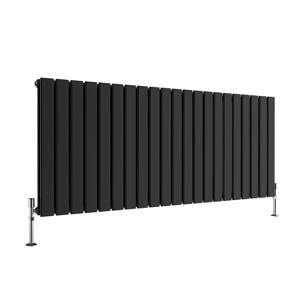 SKY Bath Black & White & Anthracite Horizontal Designer Radiator - Image 58