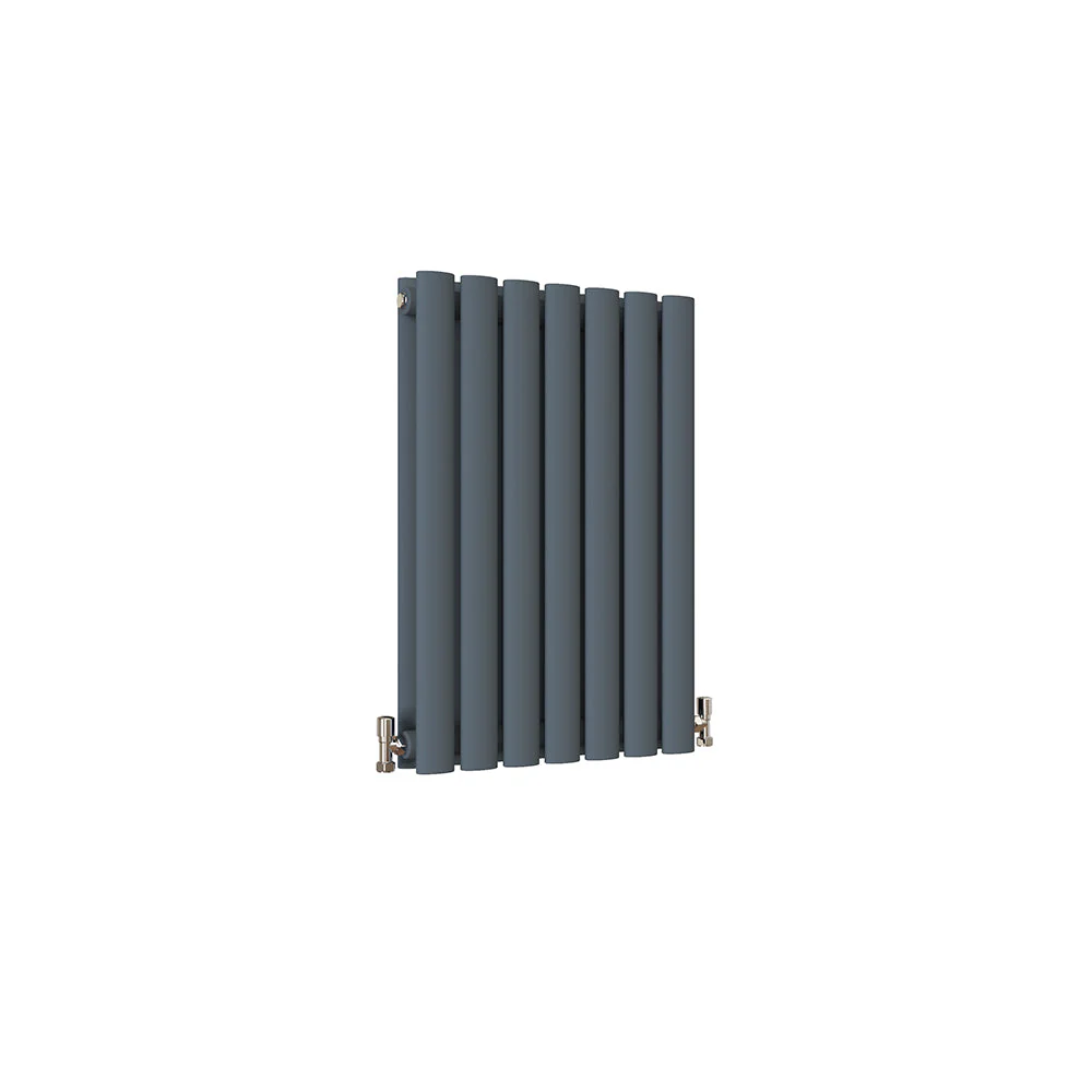 SKY UK Horizontal Oval Column Anthracite & White Designer Central Heating Radiator - Image 26