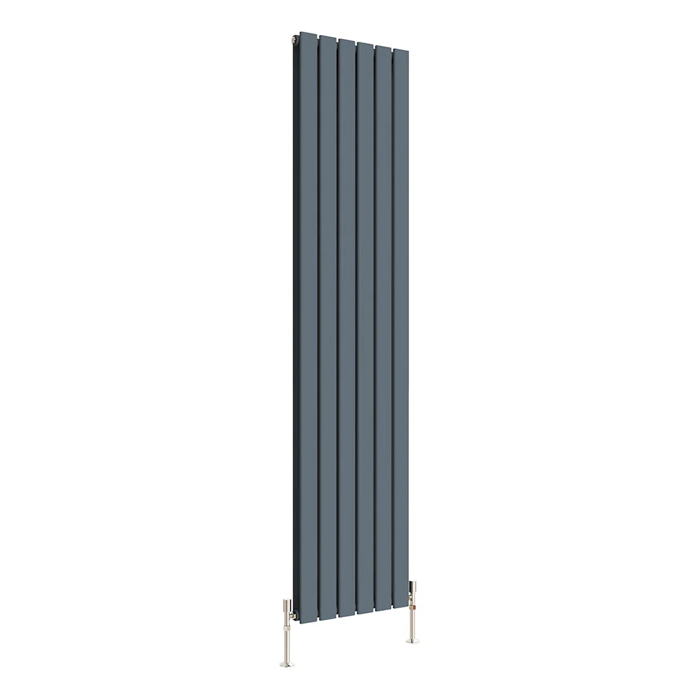 SKY Tall Vertical Flat Panel Black/Anthracite/White Central Heating Radiator - Image 53
