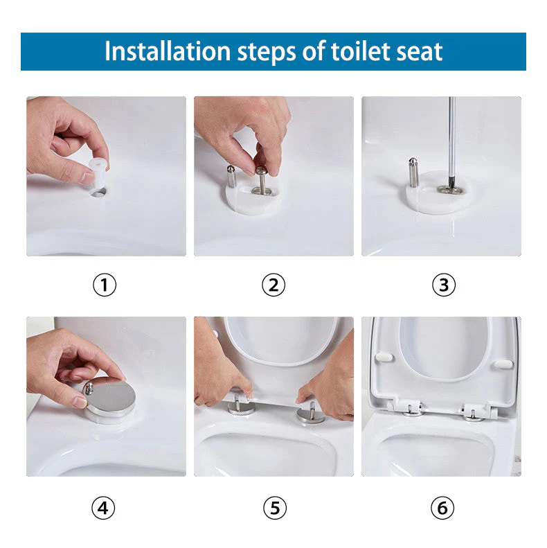 SKY Modern Back To Wall Toilet Short Projection Soft Close Seat Bathroom WC - Image 7
