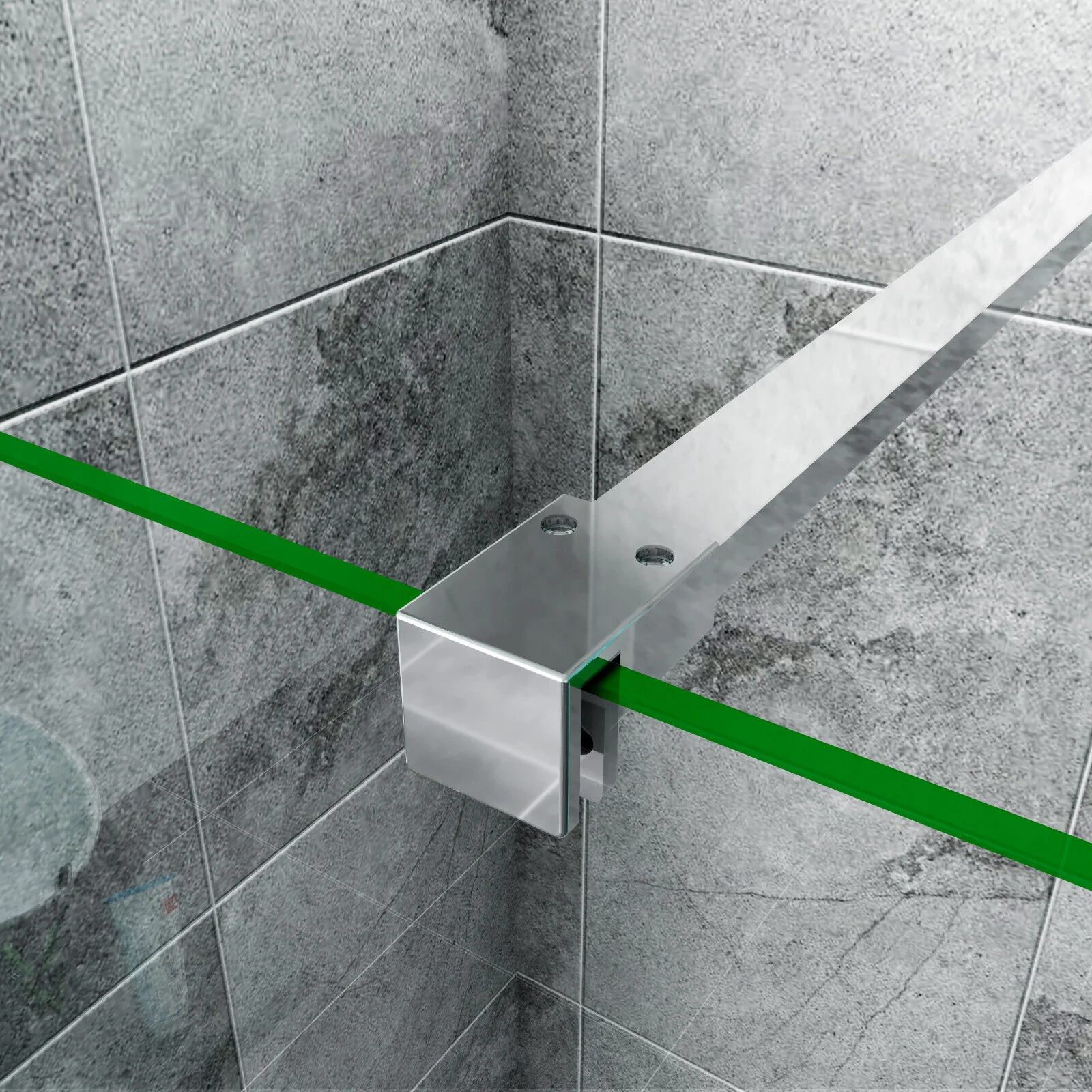Walk In Wet Room Shower Screen Optional Flipper Enclosure NANO Easy Clean Glass - Image 9